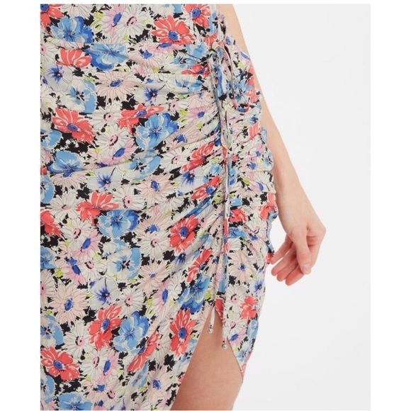 Veronica Beard Multicolor Silk Floral Dress - Picture 3 of 6